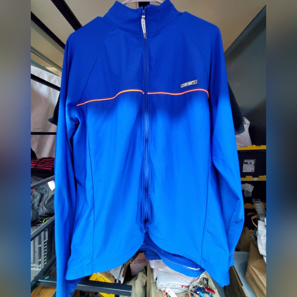 Canari Cold Weather Cycling Jersey XXL Like New. Very Vibrant Colors